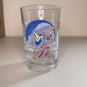 Walt Disney World Remember The Magic 25th Anniversary Glass with Mickey Mouse